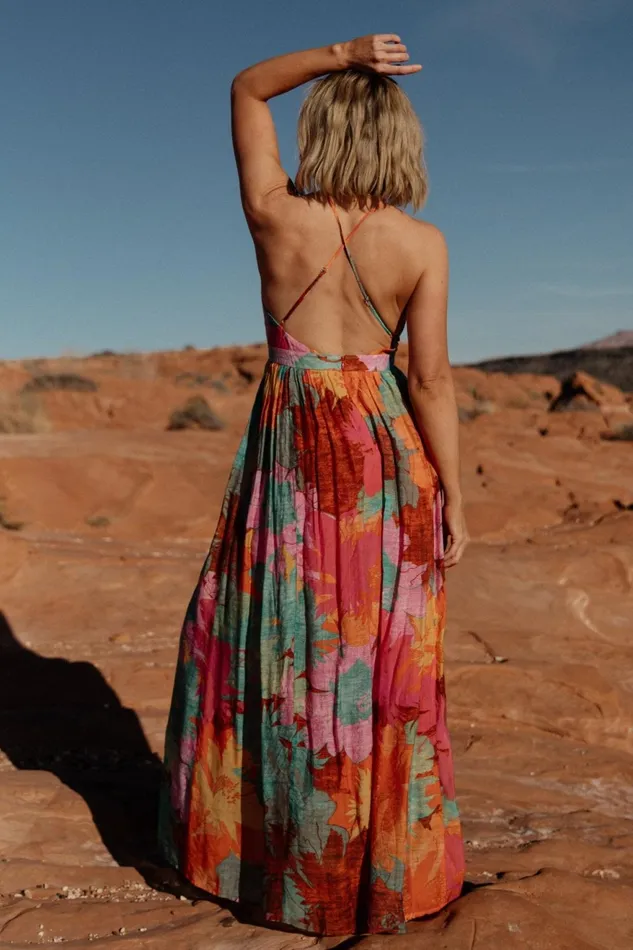 Women Cover Ups Baltic Born Miramar Maxi Dress Multi Print