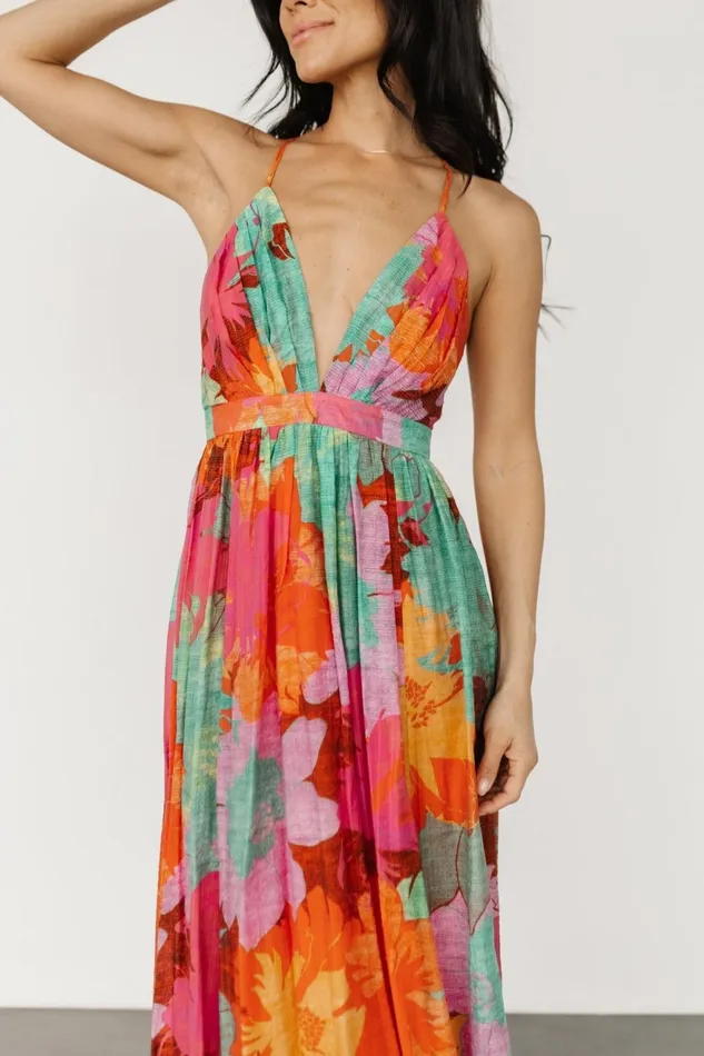 Women Cover Ups Baltic Born Miramar Maxi Dress Multi Print