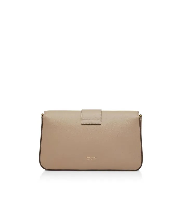 Women Cross Body Bags Tom Ford Grain Leather Tf Chain Shoulder Bag Silk Taupe Women Cross Body Bags Tom Ford Grain Leather Tf Chain Shoulder Bag Silk Taupe