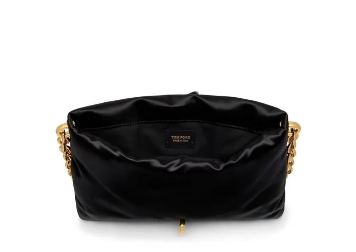 Women Cross Body Bags Tom Ford Satin Pillow Carine Small Crossbody Bag Black Women Cross Body Bags Tom Ford Satin Pillow Carine Small Crossbody Bag Black