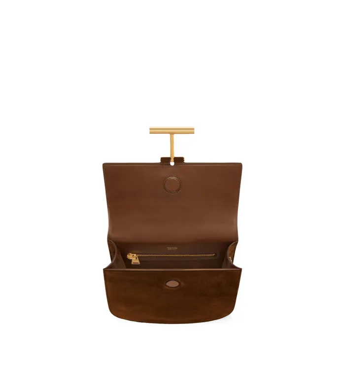 Women Cross Body Bags Tom Ford Suede And Leather Tara Mini Crossbody Whisky Women Cross Body Bags Tom Ford Suede And Leather Tara Mini Crossbody Whisky