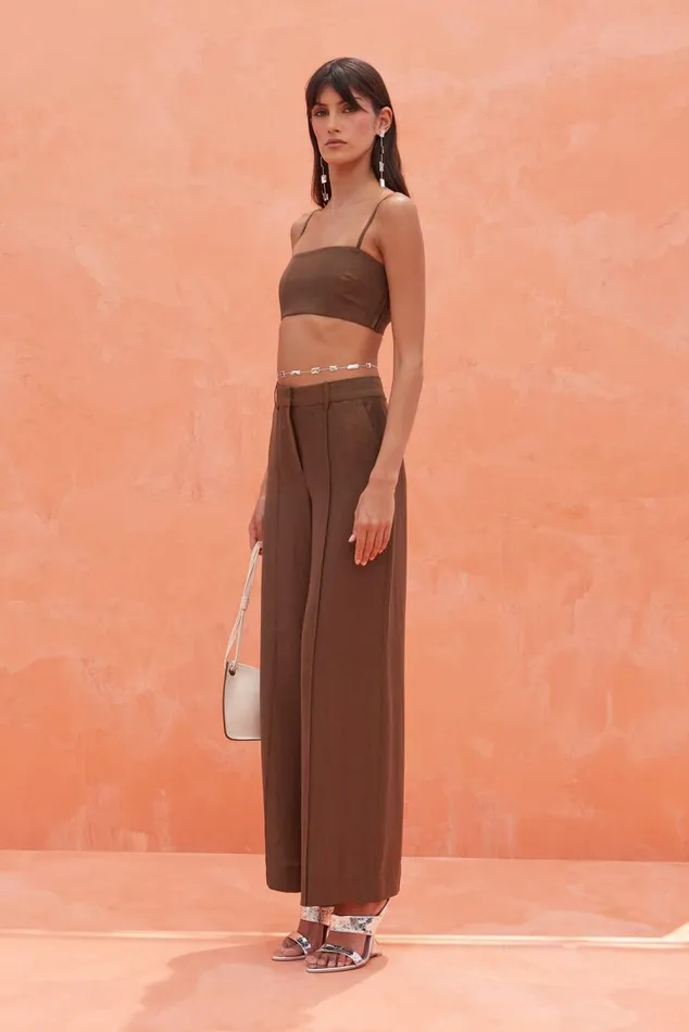 Women Cult Gaia Bottoms JANINE PANT 8211 AFFOGATO Women Cult Gaia Bottoms JANINE PANT 8211 AFFOGATO