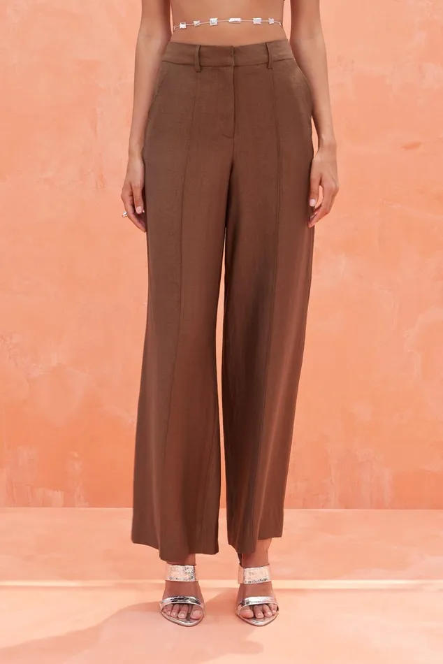 Women Cult Gaia Bottoms JANINE PANT 8211 AFFOGATO Women Cult Gaia Bottoms JANINE PANT 8211 AFFOGATO