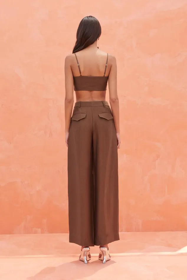 Women Cult Gaia Bottoms JANINE PANT 8211 AFFOGATO Women Cult Gaia Bottoms JANINE PANT 8211 AFFOGATO