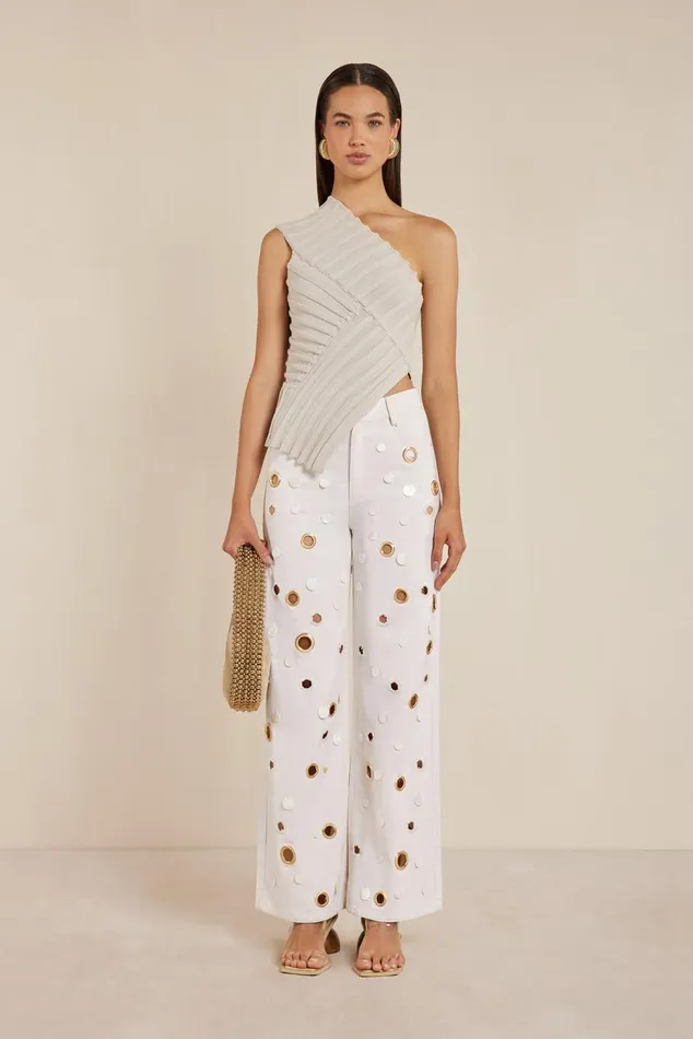 Women Cult Gaia Bottoms SEDNA PANT 8211 OFF WHITE