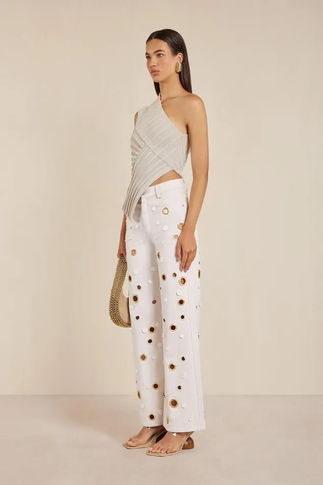 Women Cult Gaia Bottoms SEDNA PANT 8211 OFF WHITE Women Cult Gaia Bottoms SEDNA PANT 8211 OFF WHITE
