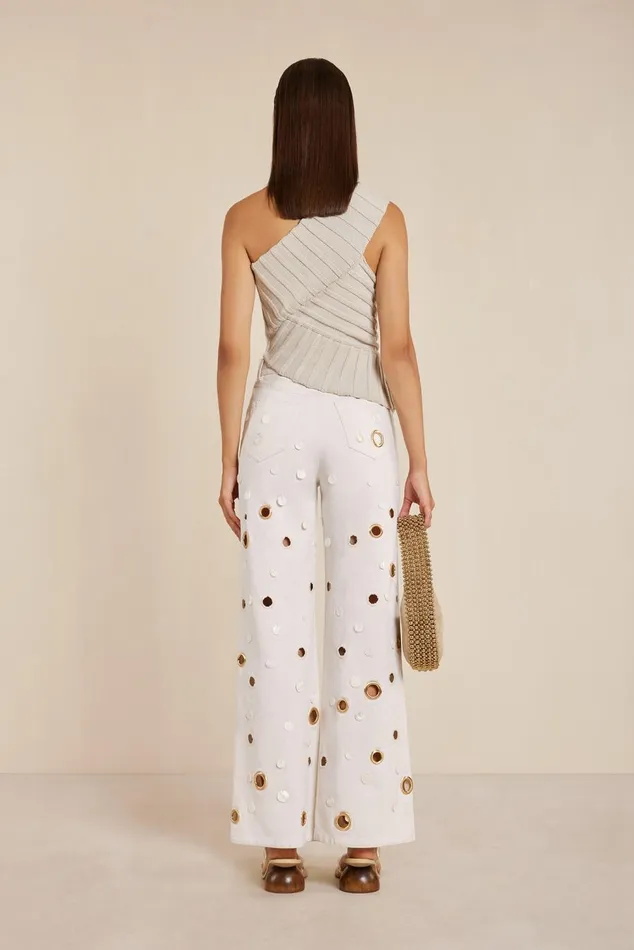 Women Cult Gaia Bottoms SEDNA PANT 8211 OFF WHITE Women Cult Gaia Bottoms SEDNA PANT 8211 OFF WHITE