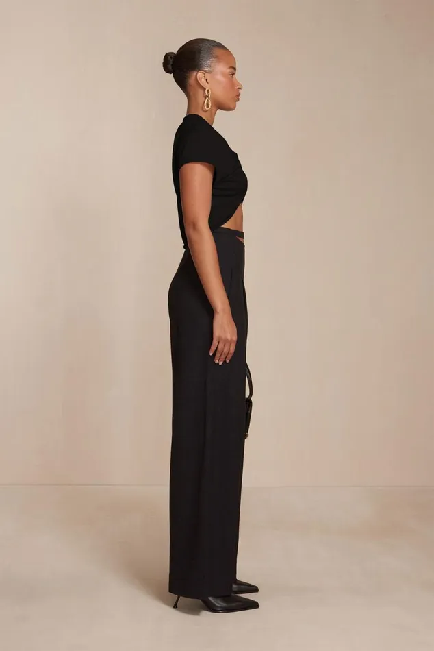 Women Cult Gaia Bottoms TASHA PANT 8211 BLACK Women Cult Gaia Bottoms TASHA PANT 8211 BLACK
