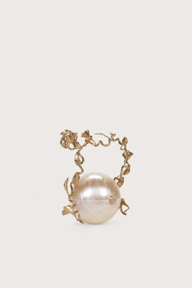 Women Cult Gaia Clutches FANA PEARL BAG 8211 IVORY Women Cult Gaia Clutches FANA PEARL BAG 8211 IVORY
