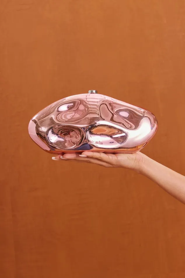 Women Cult Gaia Clutches THE CALDERA CLUTCH 8211 BALLET Women Cult Gaia Clutches THE CALDERA CLUTCH 8211 BALLET