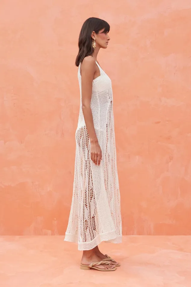 Women Cult Gaia Cover Ups VICKIE CROCHET COVERUP 8211 OFF WHITE Women Cult Gaia Cover Ups VICKIE CROCHET COVERUP 8211 OFF WHITE