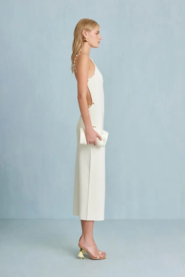 Women Cult Gaia Dresses CASSI KNIT DRESS 8211 OFF WHITE Women Cult Gaia Dresses CASSI KNIT DRESS 8211 OFF WHITE