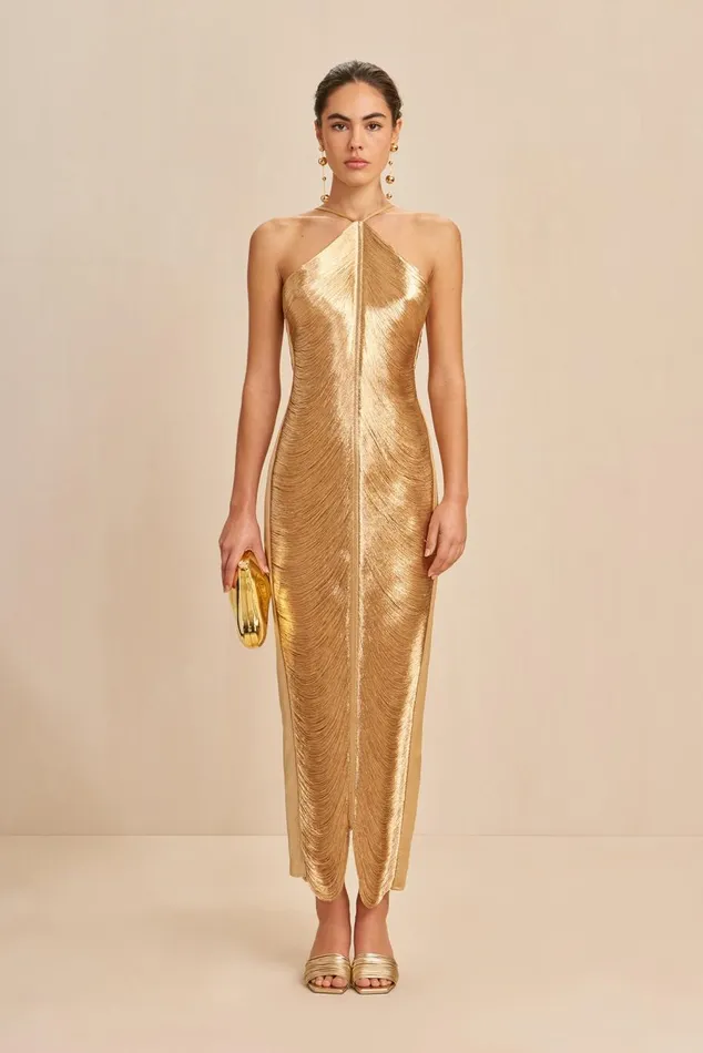 Women Cult Gaia Dresses RENATA GOWN 8211 GOLD