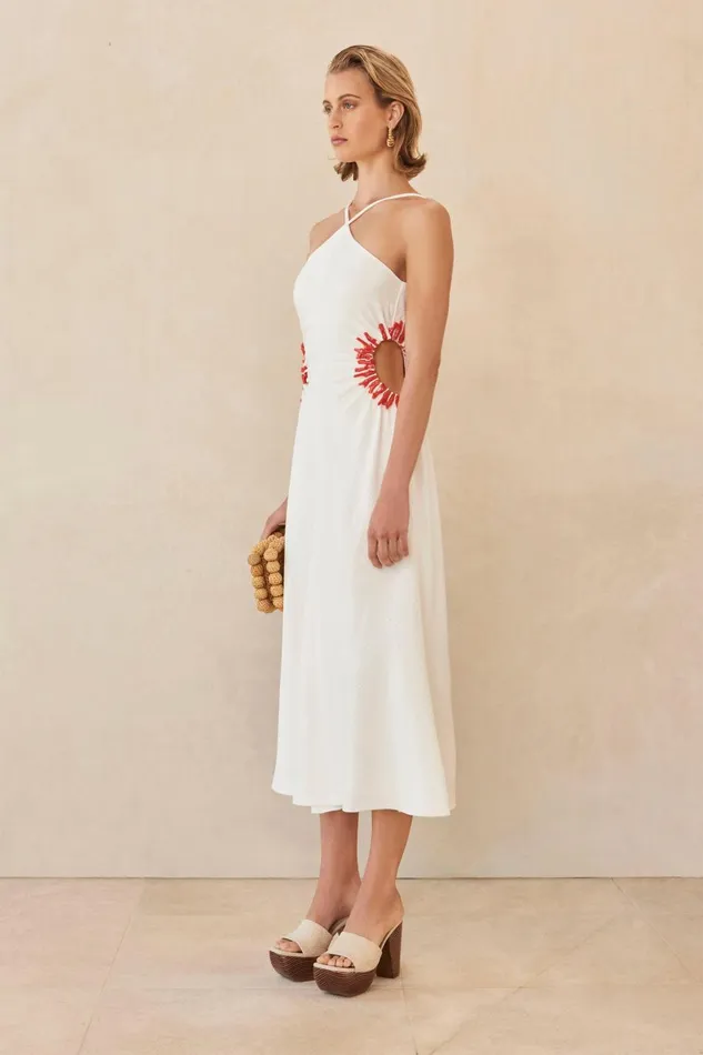 Women Cult Gaia Dresses SILVIA DRESS 8211 OFF WHITE Women Cult Gaia Dresses SILVIA DRESS 8211 OFF WHITE
