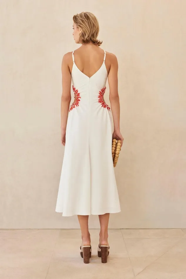 Women Cult Gaia Dresses SILVIA DRESS 8211 OFF WHITE Women Cult Gaia Dresses SILVIA DRESS 8211 OFF WHITE