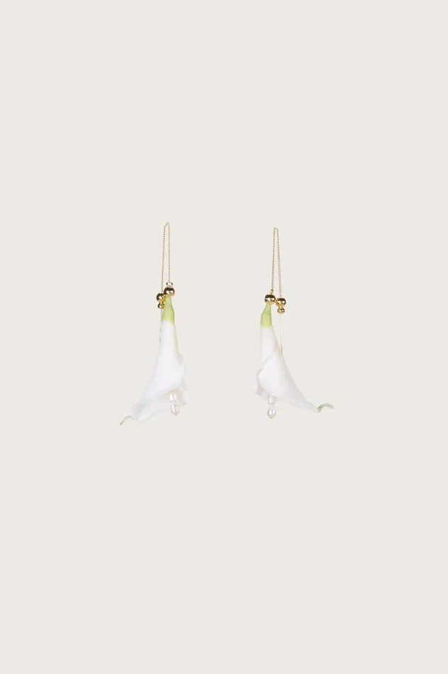 Women Cult Gaia Earrings CALLA EARRING 8211 WHITE