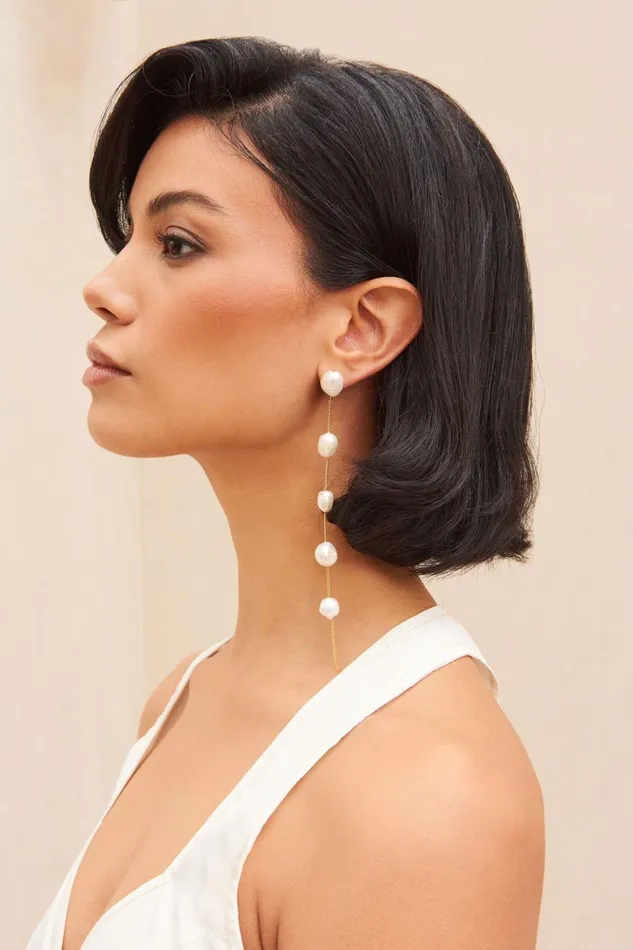 Women Cult Gaia Jewelry ATUM EARRING 8211 PEARL Women Cult Gaia Jewelry ATUM EARRING 8211 PEARL