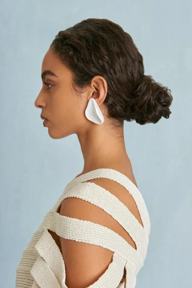 Women Cult Gaia Jewelry ERIN EARRING 8211 WHITE Women Cult Gaia Jewelry ERIN EARRING 8211 WHITE