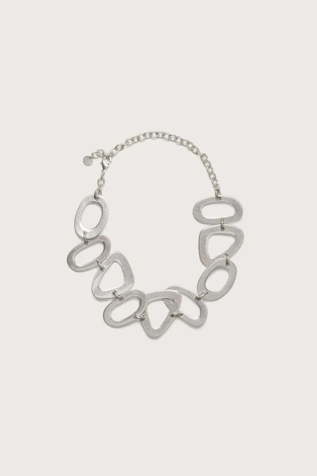 Women Cult Gaia Jewelry PALOMA CHOKER 8211 ANTIQUE SILVER