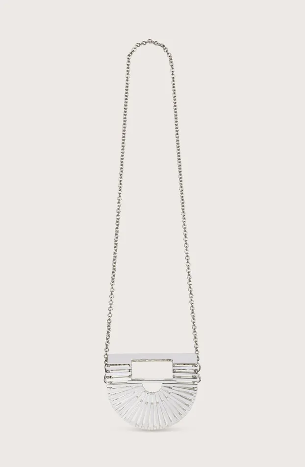 Women Cult Gaia Mini Bags GAIAS ARK NANO CROSSBODY BAG 8211 SHINY SILVER Women Cult Gaia Mini Bags GAIAS ARK NANO CROSSBODY BAG 8211 SHINY SILVER