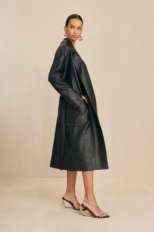 Women Cult Gaia Outerwear DREA COAT 8211 BLACK Women Cult Gaia Outerwear DREA COAT 8211 BLACK