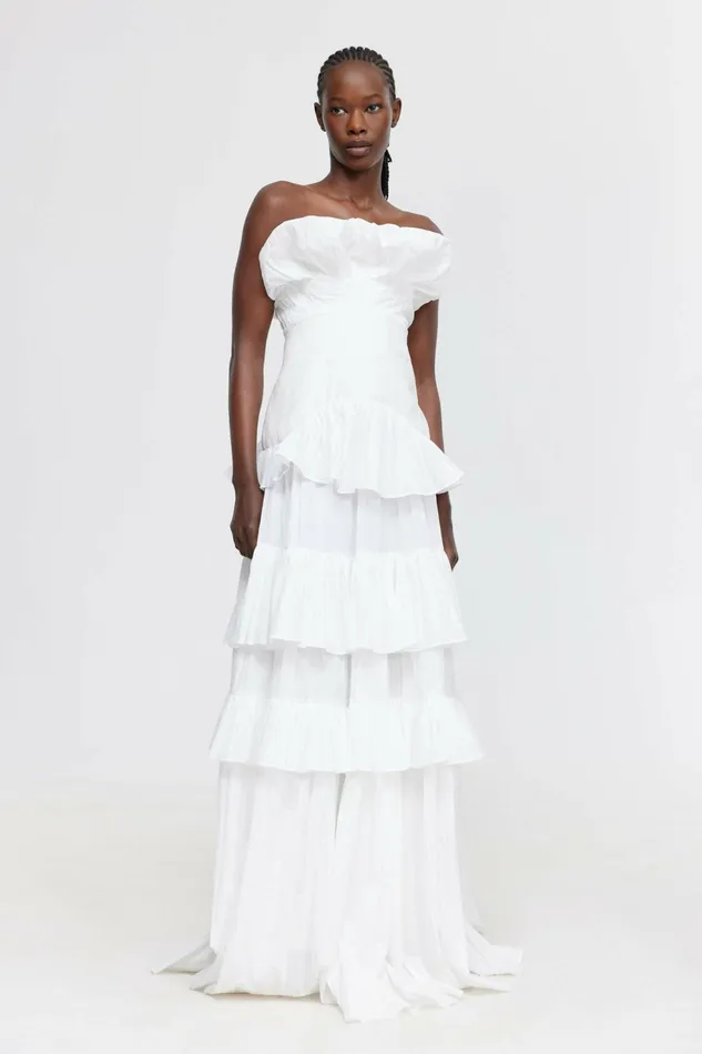 Women DICKSON GOWN Ivory Acler White Dresses