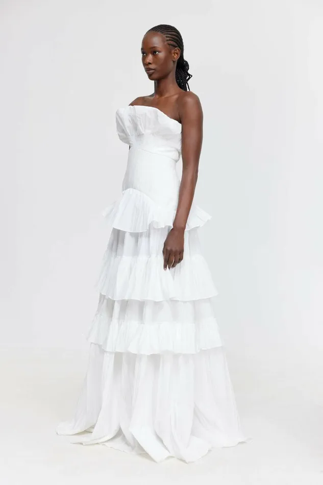 Women DICKSON GOWN Ivory Acler White Dresses