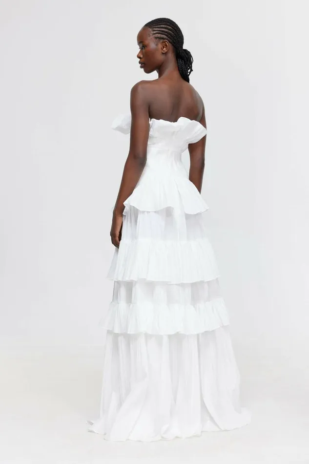 Women DICKSON GOWN Ivory Acler White Dresses