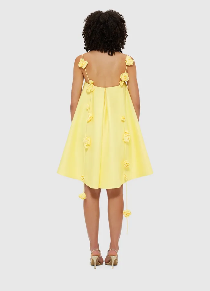 Women Dresses and Jumpsuits LEO LIN Fiona Rose Mini Dress 8211 Sorbet Yellow
