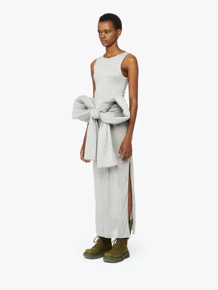 Women Dresses JW Anderson OVERSIZED BOW DRESS Light Grey Women Dresses JW Anderson OVERSIZED BOW DRESS Light Grey