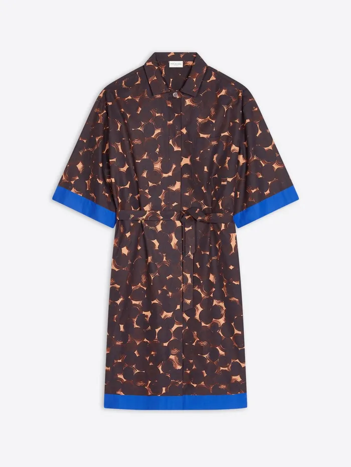 Women Dries Van Noten Dresses Printed Shirt Dress