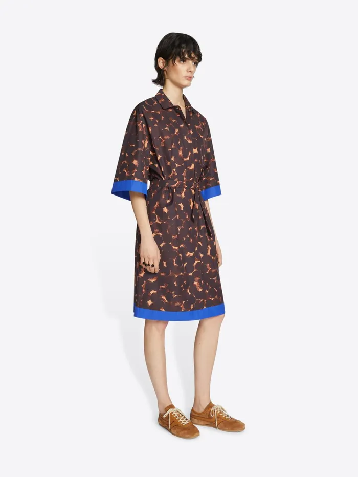 Women Dries Van Noten Dresses Printed Shirt Dress