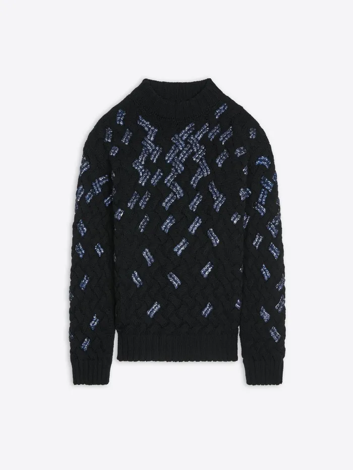 Women Dries Van Noten Knitwear Embellished Sweater