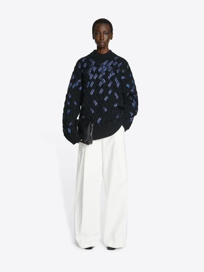 Women Dries Van Noten Knitwear Embellished Sweater