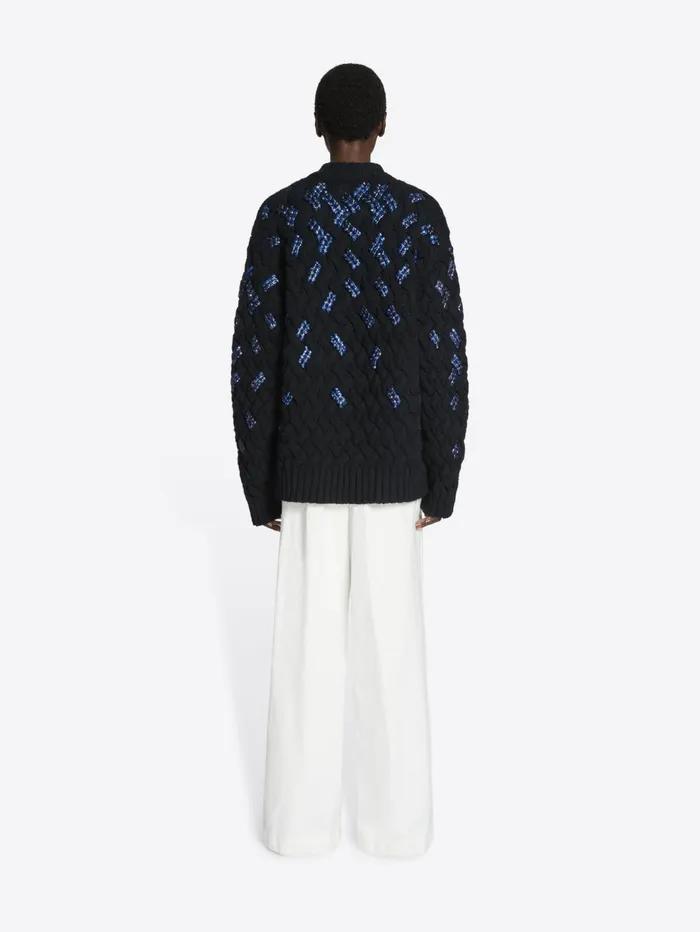 Women Dries Van Noten Knitwear Embellished Sweater