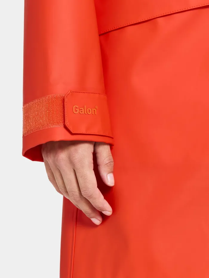 Women Elly Parka Galon Tangerine Red Didriksons Spring Jackets