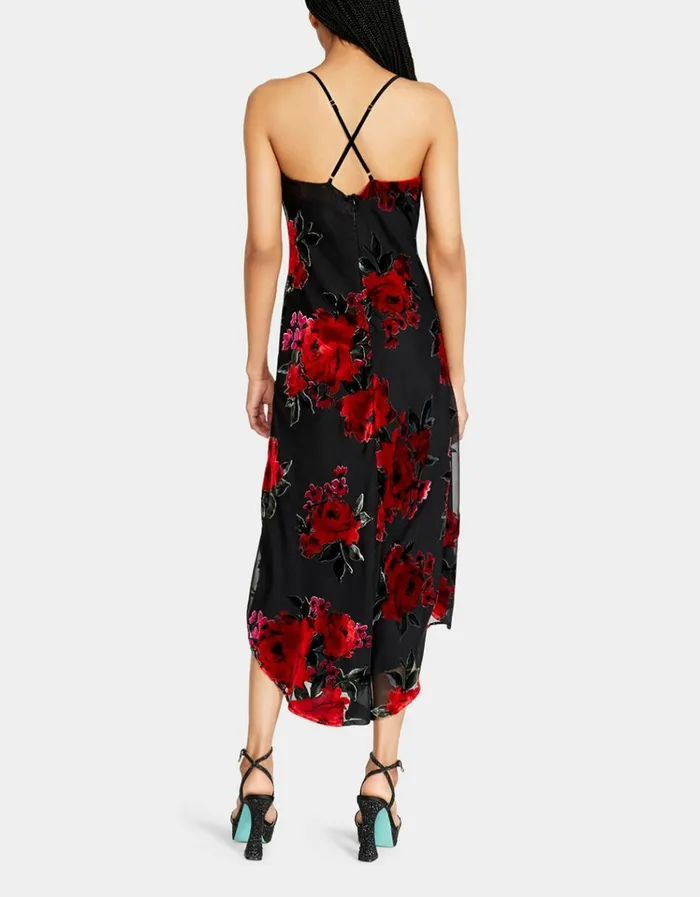 Women EMILIA MIDI DRESS BLACK Betsey Johnson