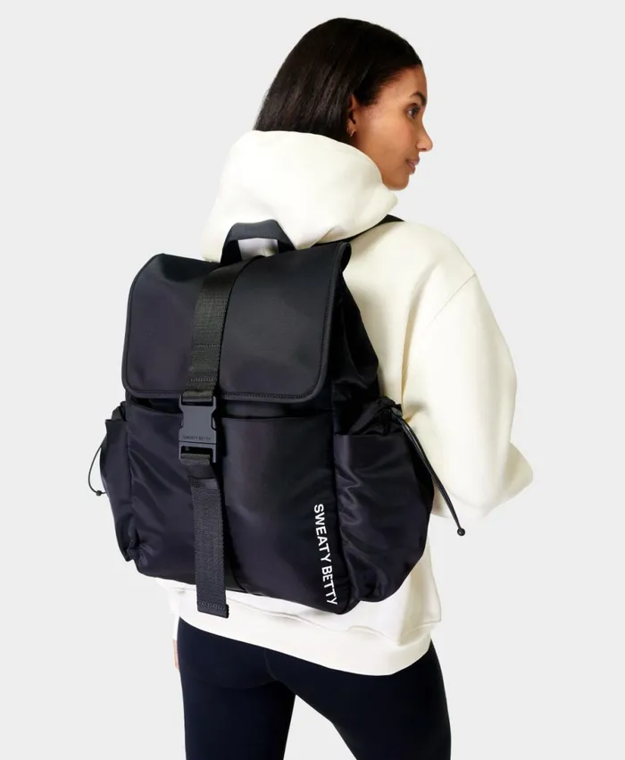 Women Essentials Motion Backpack Black Sweaty Betty Bags
