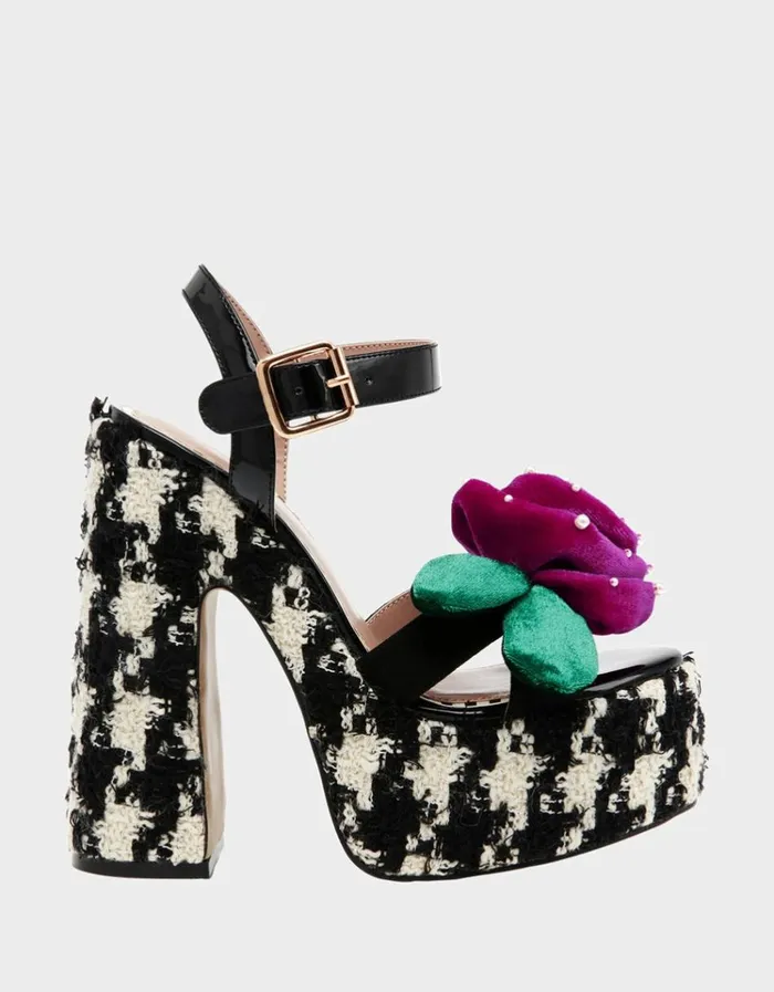 Women EUGENE BLACKWHITE Black White Betsey Johnson