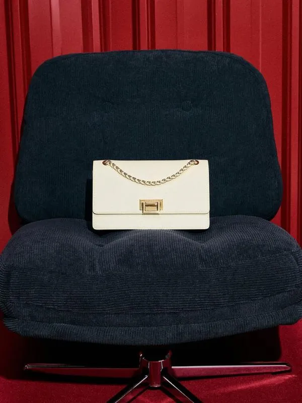 Women Everline BraidedStrap Shoulder Bag 8211 Cream CHARLES and KEITH Shoulder Bags