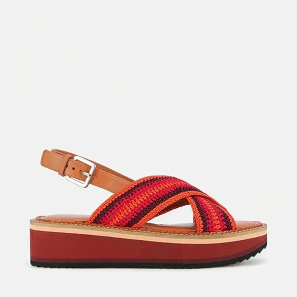 Women FADEN Jaspe Crochet Clergerie Sandals