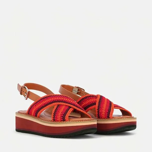 Women FADEN Jaspe Crochet Clergerie Sandals