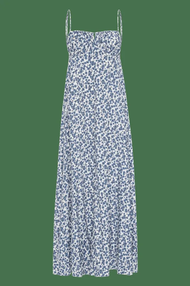 Women Faithfull The Brand Dresses Anessa Maxi Dress Leilani Mid Blue