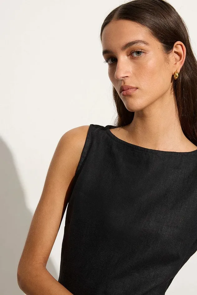 Women Faithfull The Brand Dresses Lui Mini Dress Black 8211 Faithfull The Brand