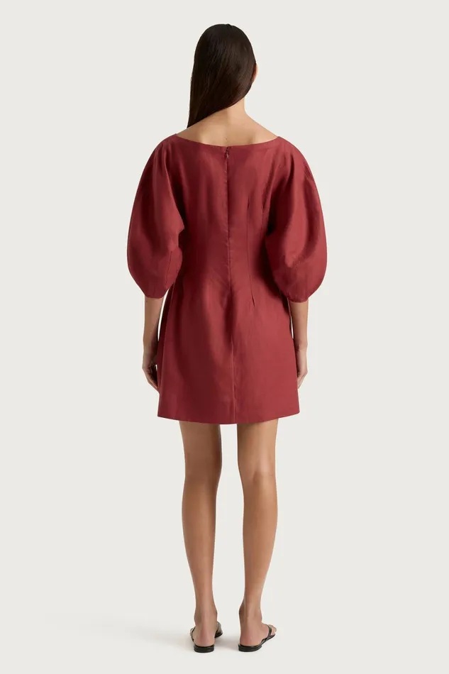 Women Faithfull The Brand Dresses Raynara Mini Dress Wine