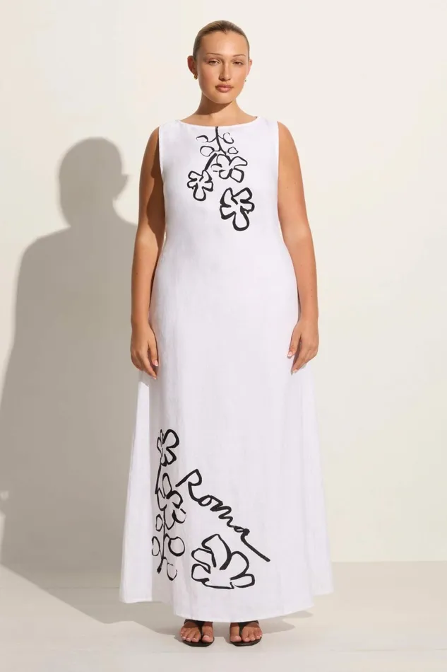 Women Faithfull The Brand Maxi Dresses Nahna Maxi Dress Roma 8211 Faithfull The Brand