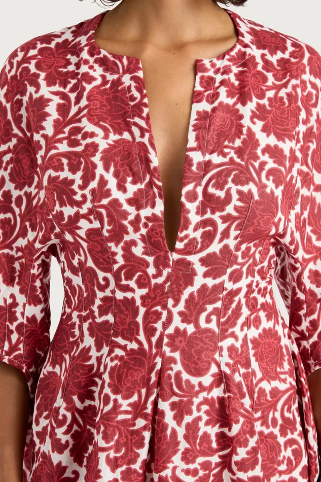 Women Faithfull The Brand Mini Dresses Soleil Mini Dress Heuchera Print