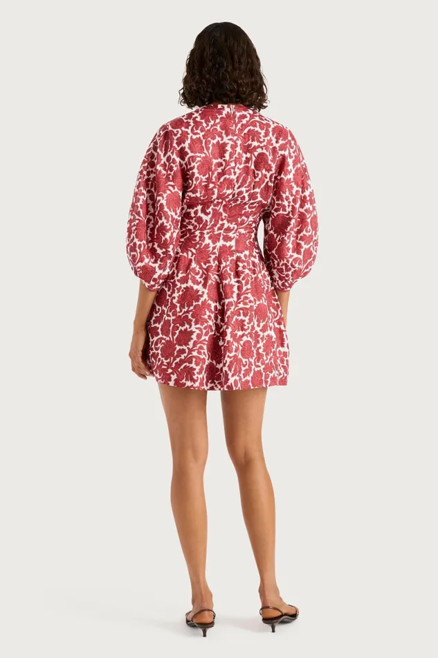 Women Faithfull The Brand Mini Dresses Soleil Mini Dress Heuchera Print