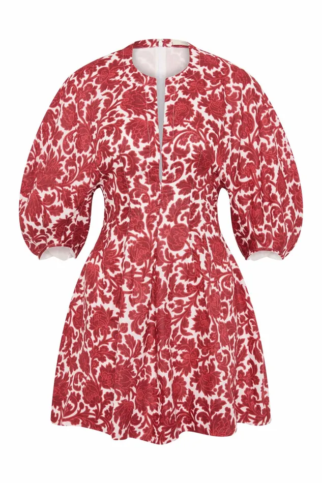 Women Faithfull The Brand Mini Dresses Soleil Mini Dress Heuchera Print