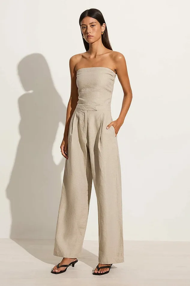 Women Faithfull The Brand Pants Cedros Pant Natural 8211 Faithfull The Brand